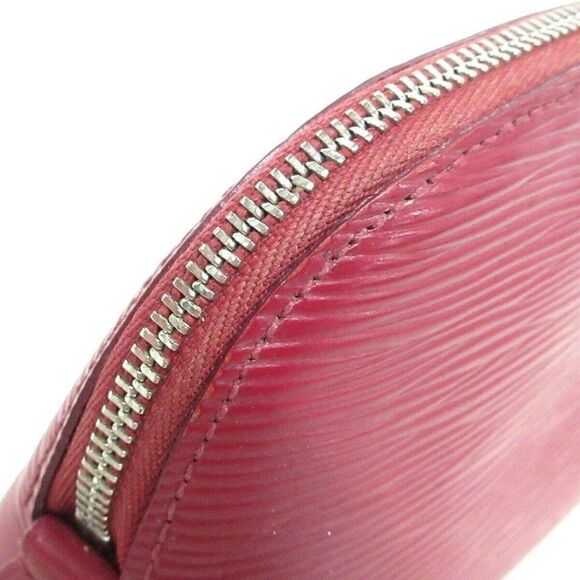 LOUIS VUITTON Pochette Cosmetic M40641 Fuchsia Epi SR4126 Women's Pouch - Picture 9 of 9